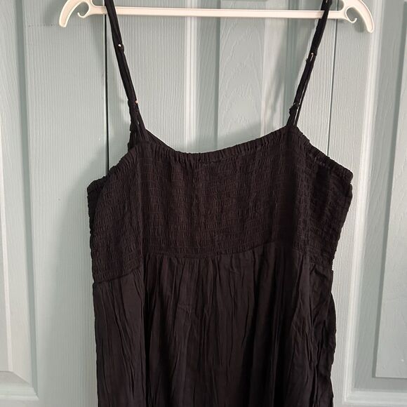 Glamor Angel Bohemian Witchy Black Maxi Dress Medium Whimsigoth Fairygrunge - Picture 9 of 11